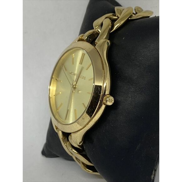 Michael Kors Runway MK3222 Womens Stainless Steel Analog Dial Quartz Watch MP783 - Picture 4 of 9